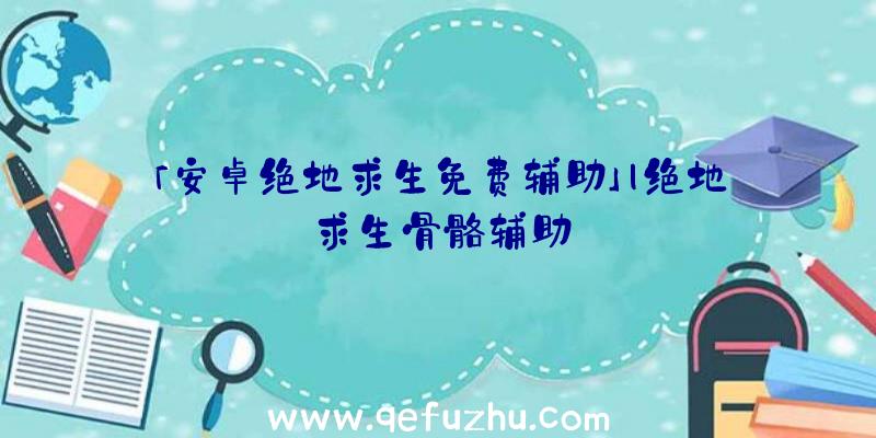 「安卓绝地求生免费辅助」|绝地求生骨骼辅助